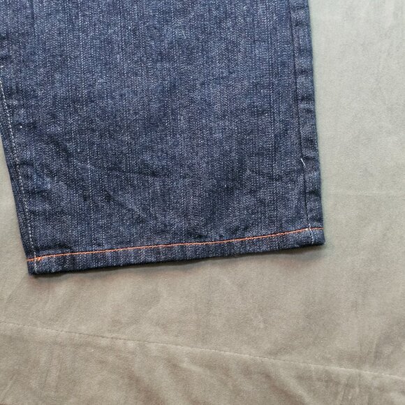 Vintage Y2K Christian Audigier Eagle Snake Baggy Denim Jeans Ed Hardy 36x32 A5-6 - Picture 6 of 12